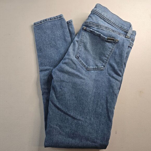 Joe's Jeans Women's 27 Blue Medium Wash The Icon Mid Rise Skinny Ankle - Picture 10 of 16
